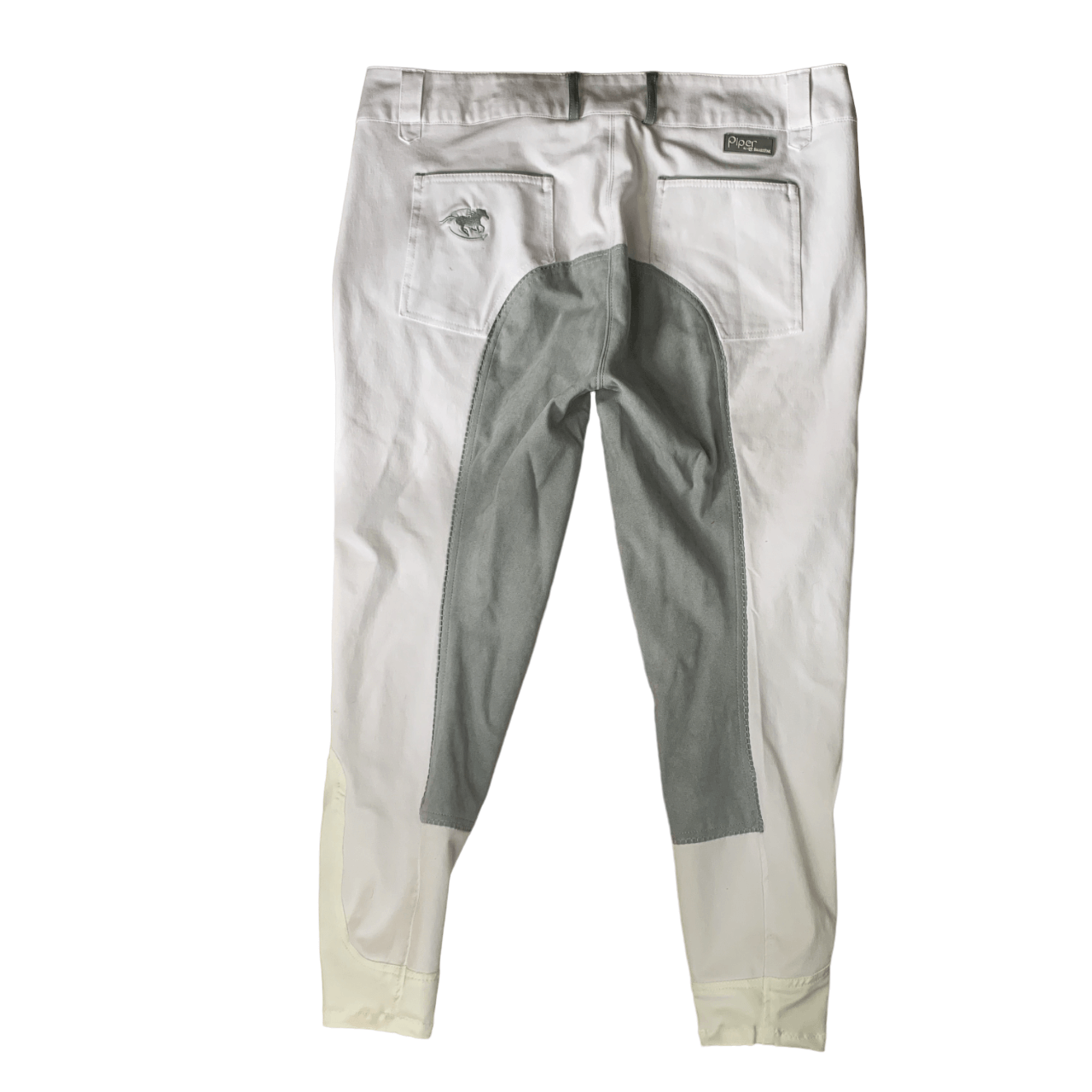 SmartPak Piper 'Evolution' Full Seat Breeches in White - 38R