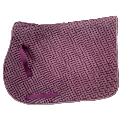 All-Purpose Schooling Saddle Pad in Plum - Full