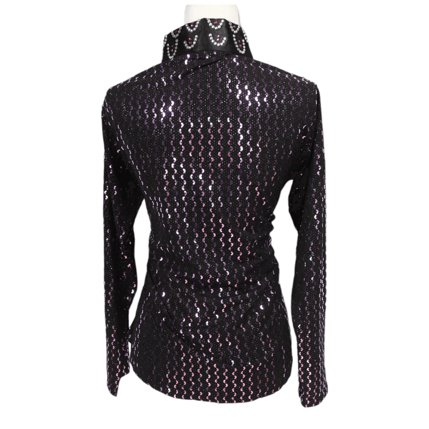 RHC Equestrian Sequin Western Show Shirt 