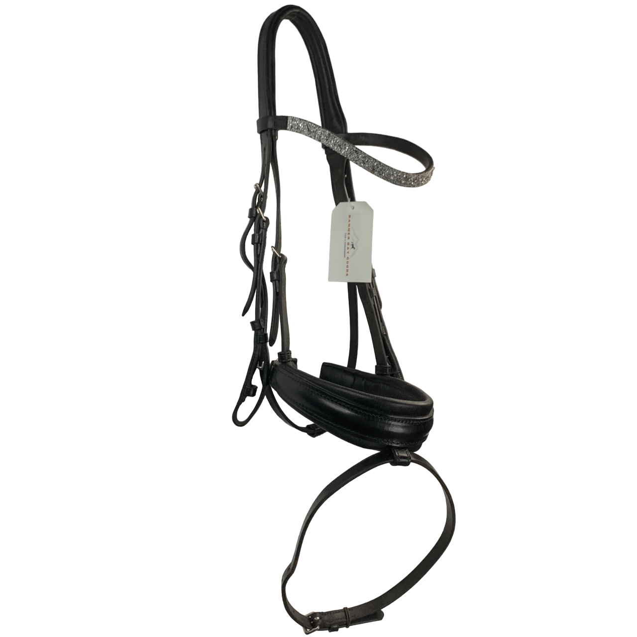 Otto Schumacher Venedig Snaffle Bridle in Black - 1 (Cob)