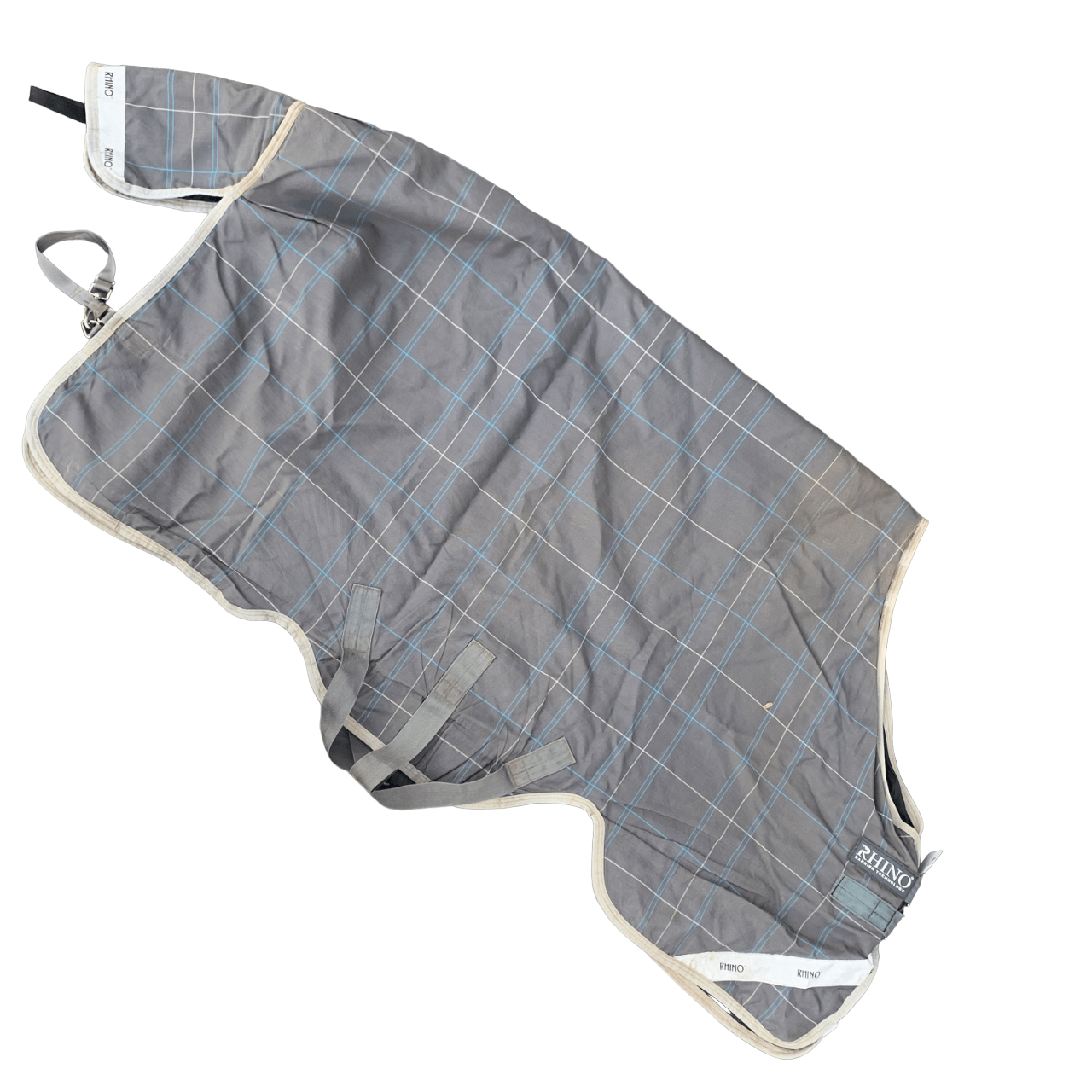 Horseware Rhino Original Turnout 0g Lite in Grey Plaid - 69"