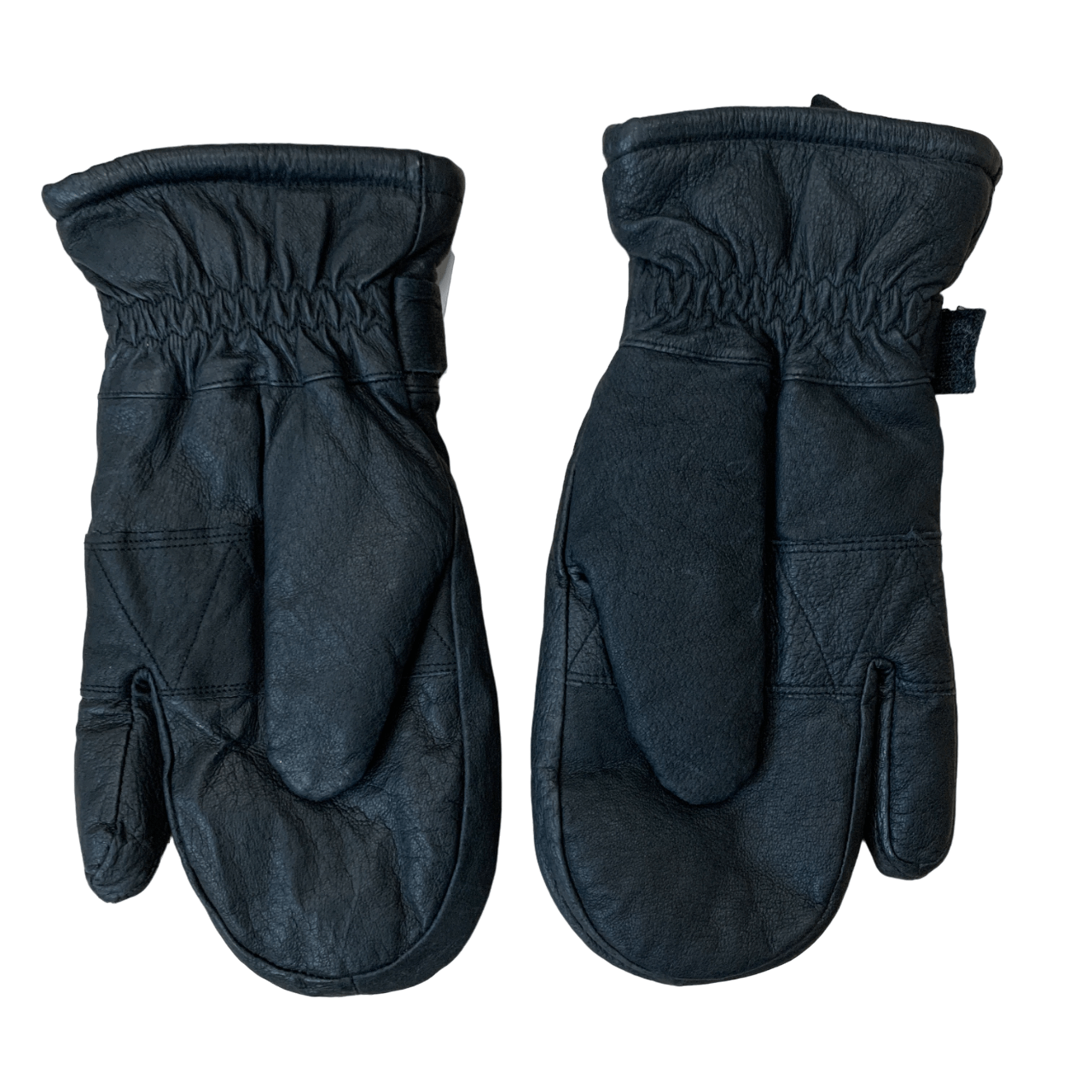 Horze 3-Finger Leather Mittens