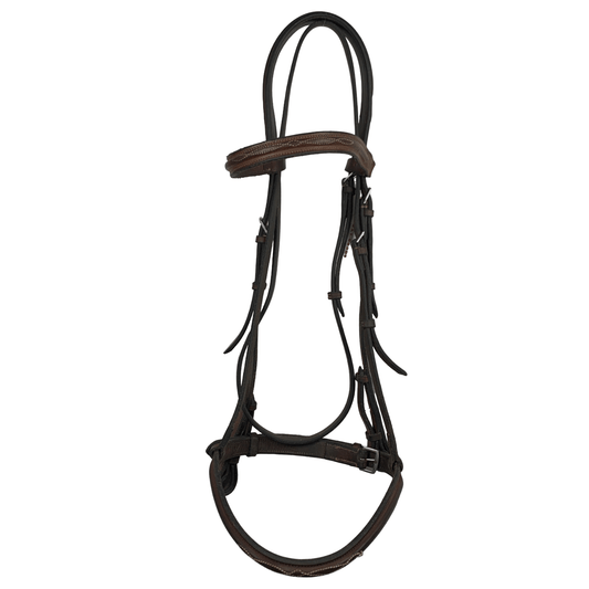 English-Made Fancy Stitch Bridle