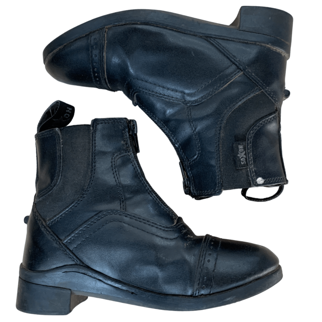 Saxon Front Zip Paddock Boots