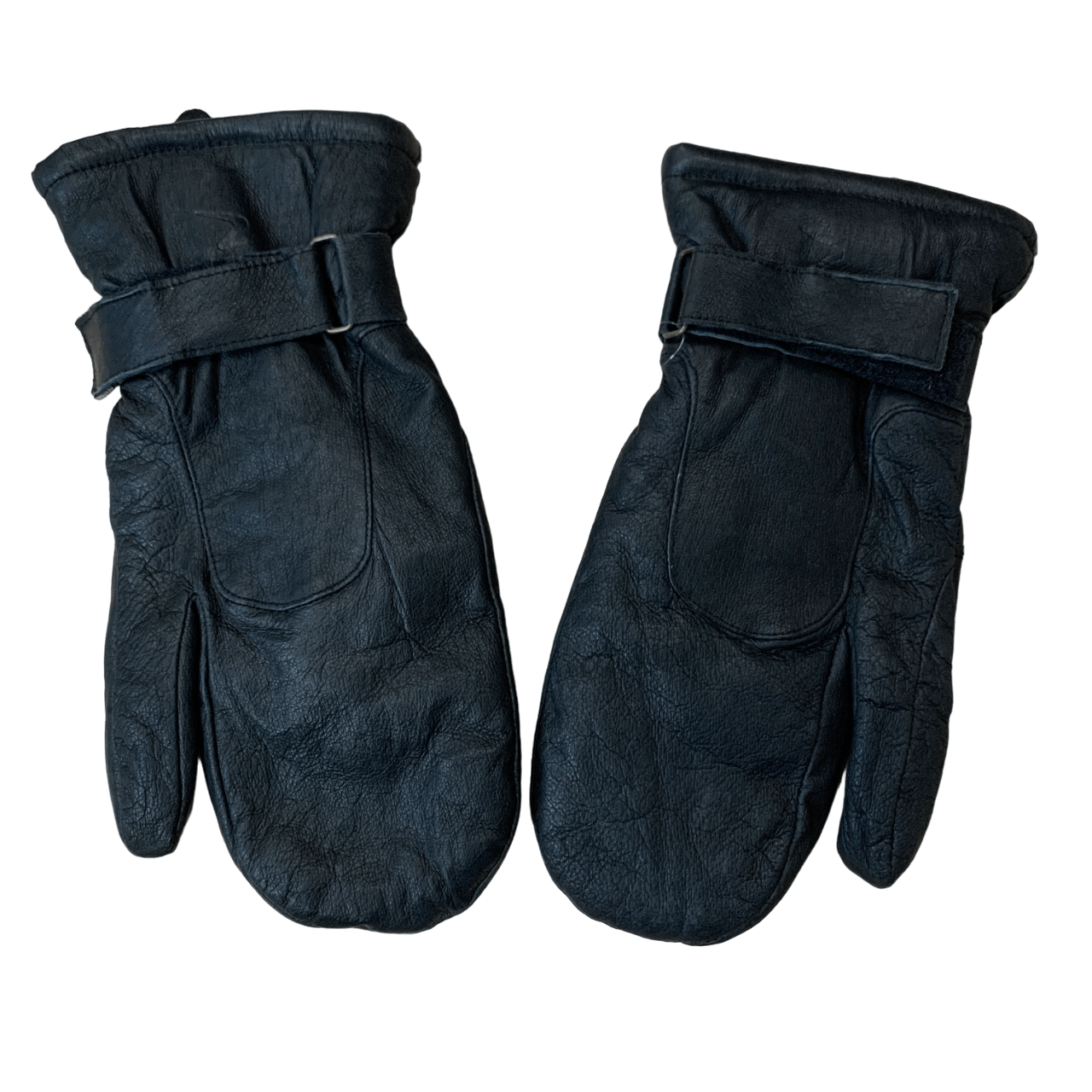 Horze 3-Finger Leather Mittens