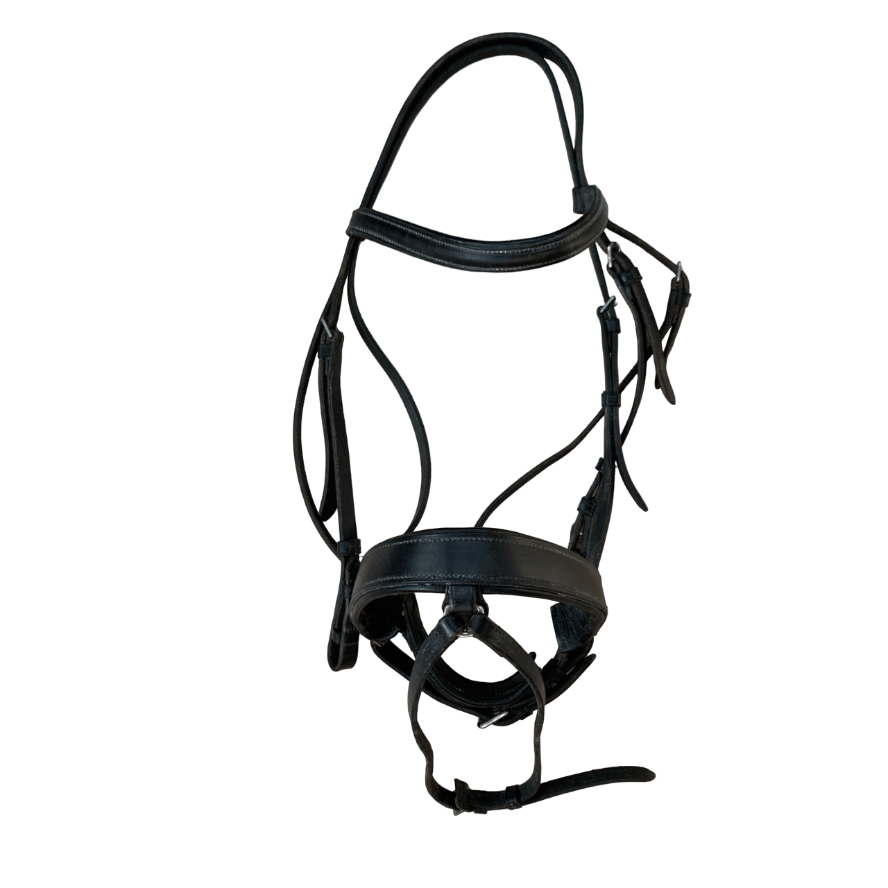 English-Made Bridle with Drop Noseband