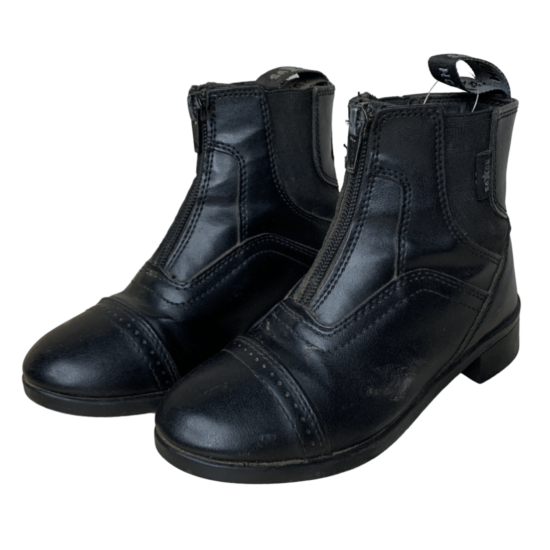 Saxon Front Zip Paddock Boots