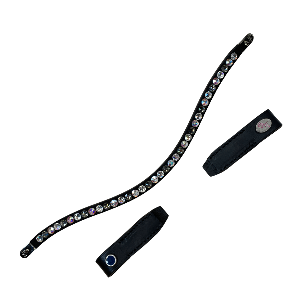 Stübben Magic Tack Curved Browband in Black - OS