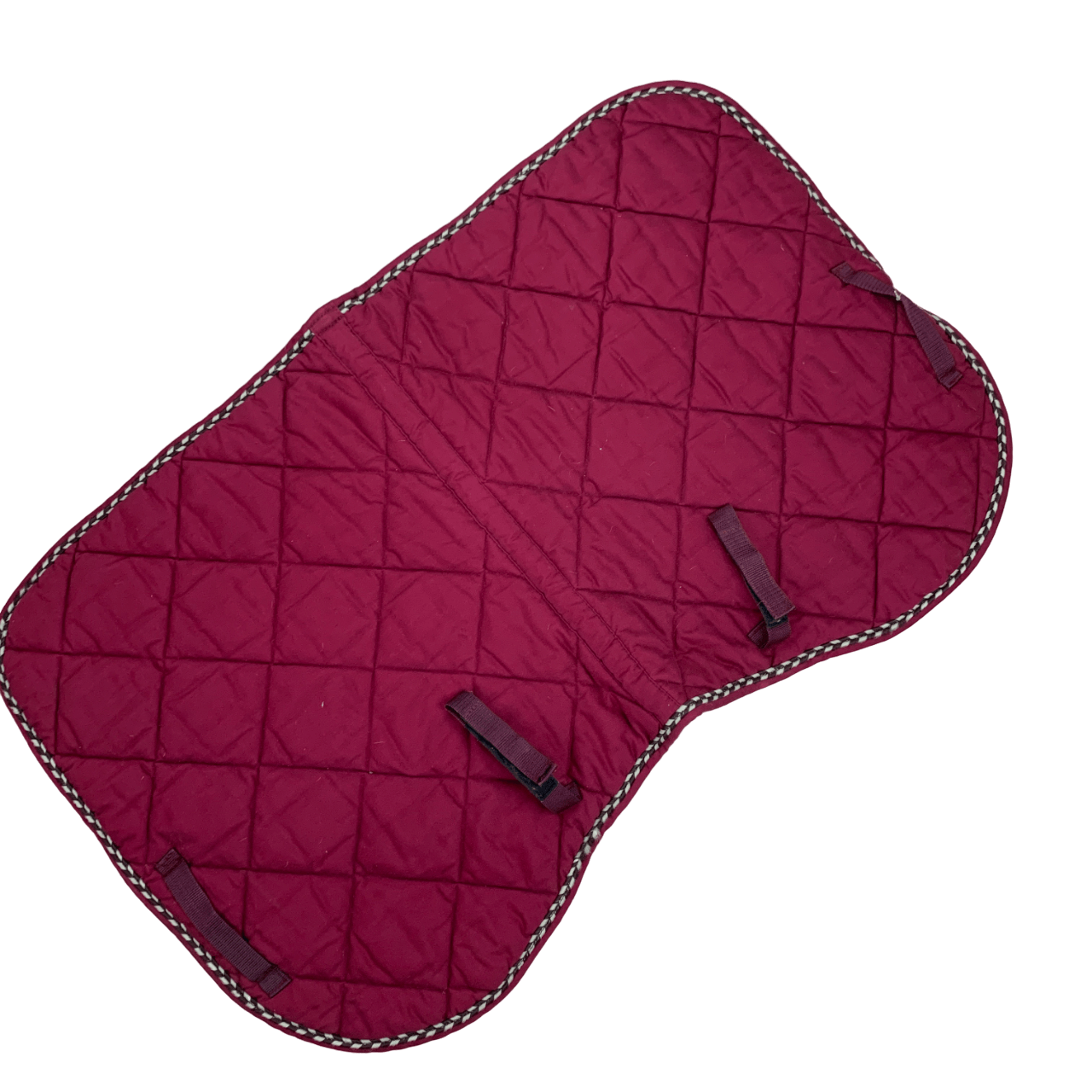 Quilted All Purpose Saddle Pad in Burgundy