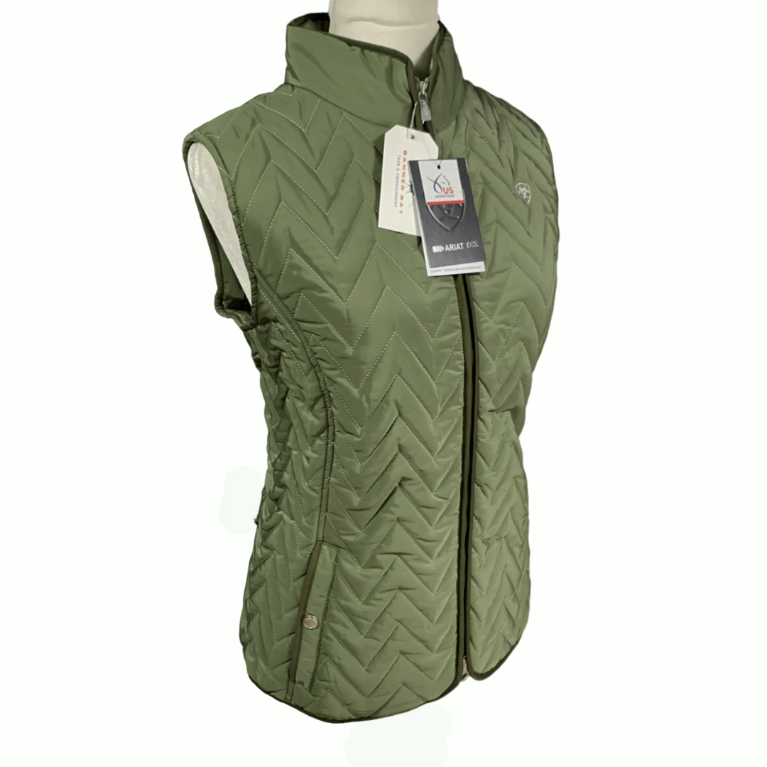 Ariat 'Ashley' Insulated Vest in Four Leaf Clover - Woman's X-Large