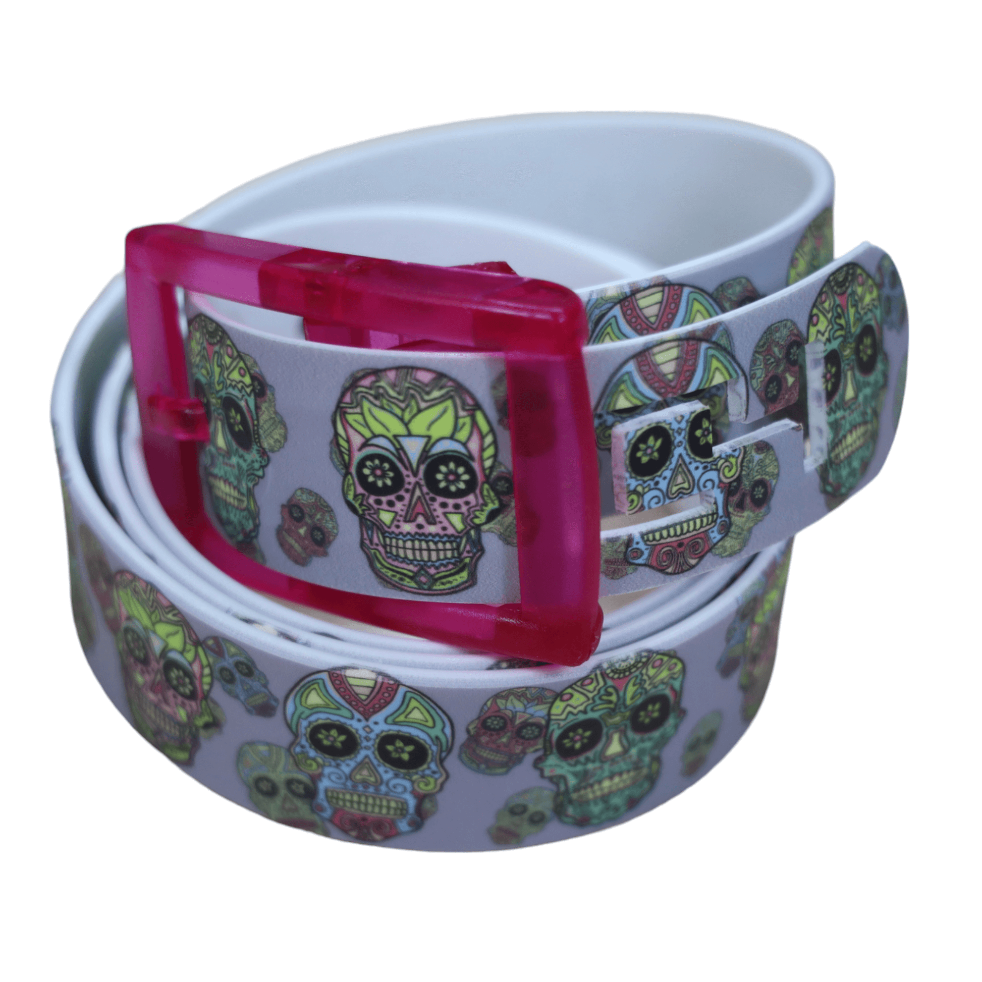 C4 Dia De Los Muertos Skull Belt w/ Buckle