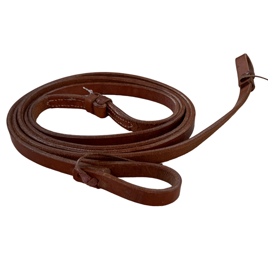 Closed Flat Western Reins