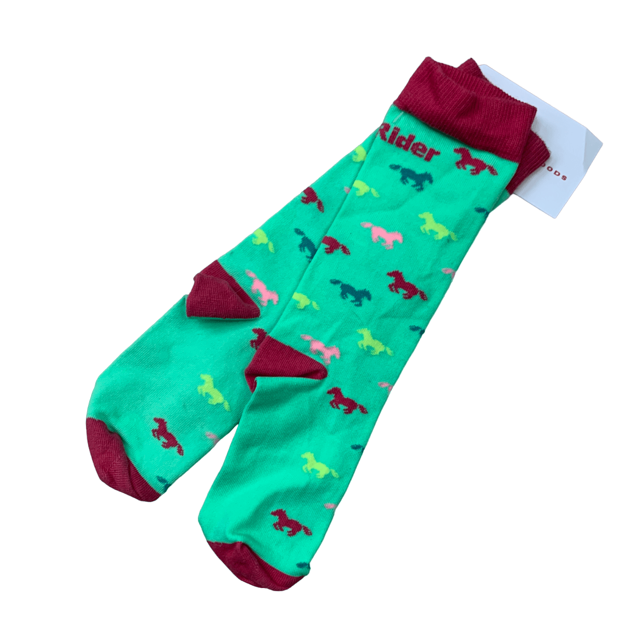 TuffRider Kids' Neon Pony Socks