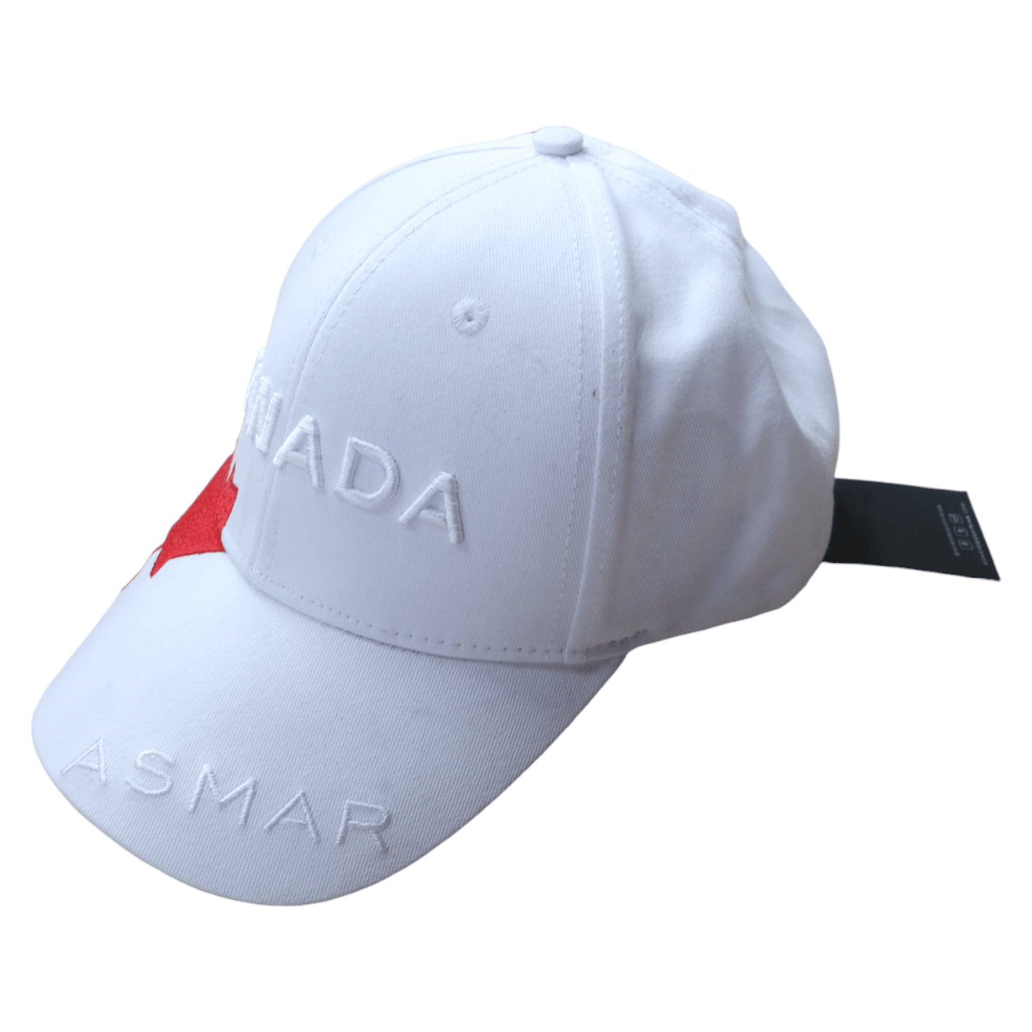 Asmar 'Canada' Baseball Cap in White