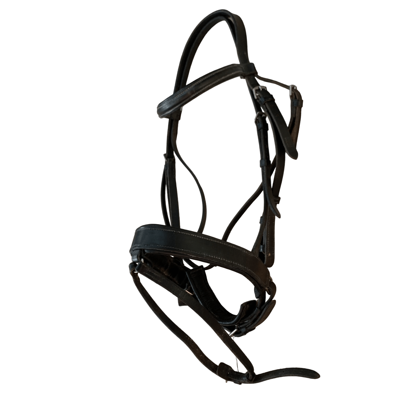 English-Made Bridle with Drop Noseband