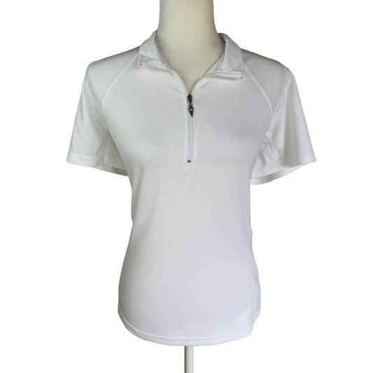 Kerrits 'Venti' IceFil Riding Shirt in White - Woman's 1X / XXL