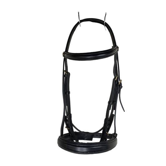 Courbette Charles De Kunffy Dressage Bridle in Black - Full