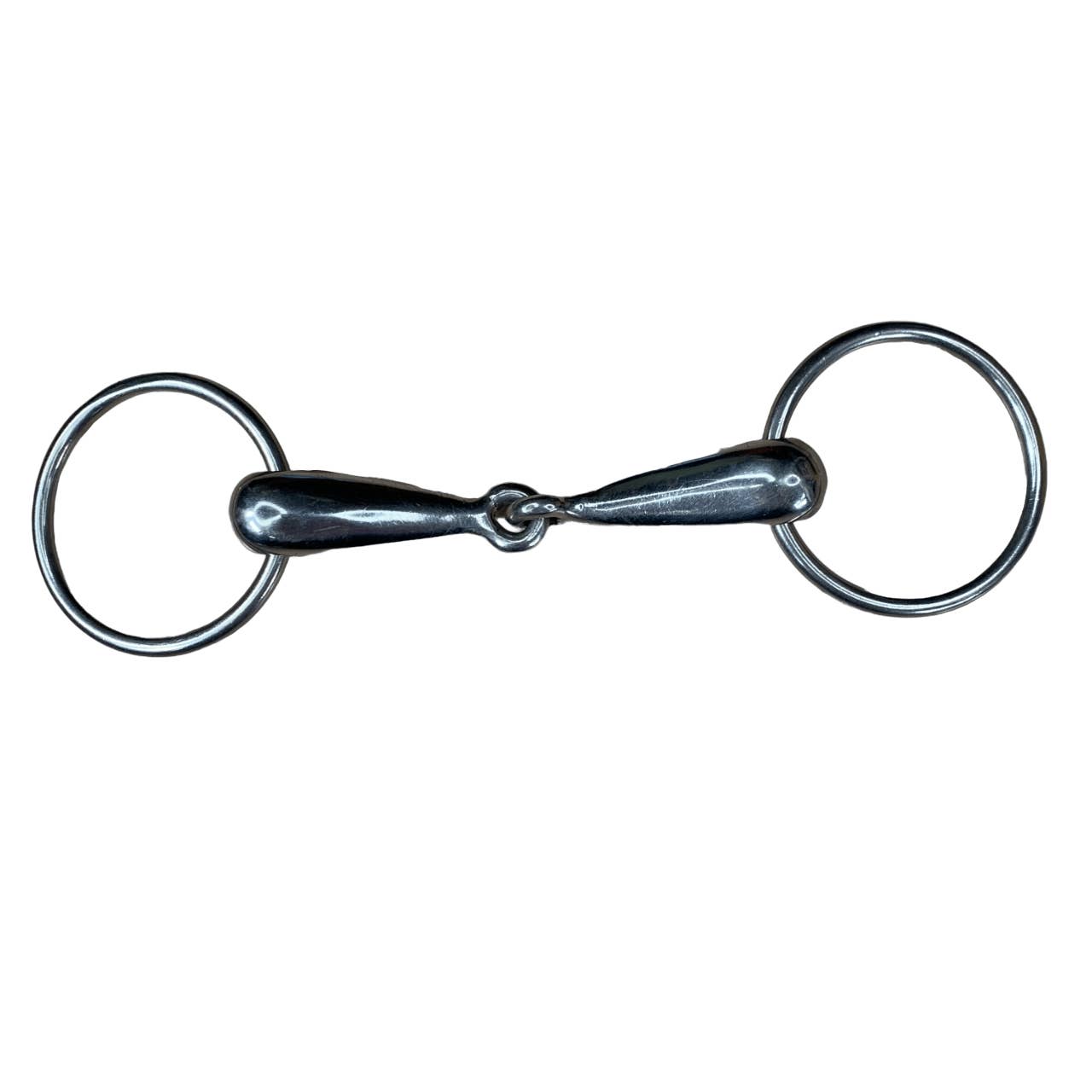 Hollow Mouth Loose Ring Snaffle in Stainless Steel - 5"