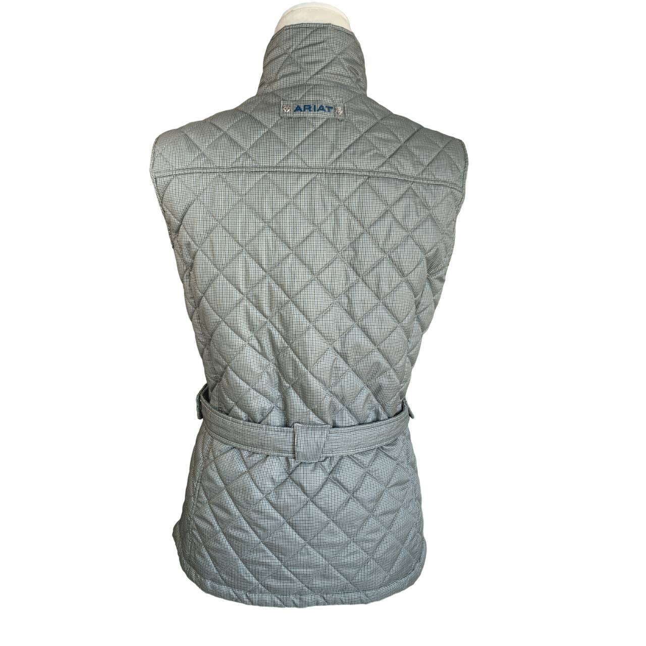 Ariat Quilted Riding Vest in Grey - Woman's X-Large