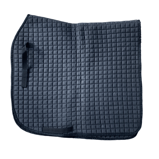 Century Classic Quilted Dressage Saddle Pad in Black - Full