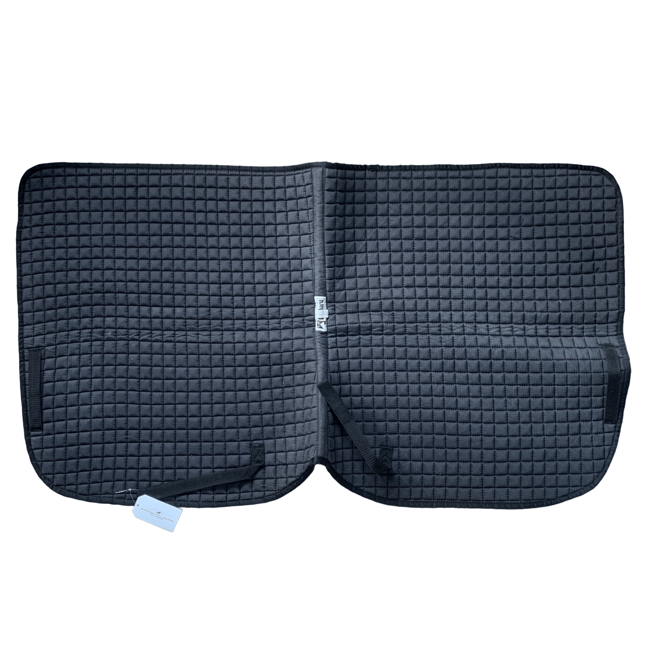 Century Classic Quilted Dressage Saddle Pad in Black - Full