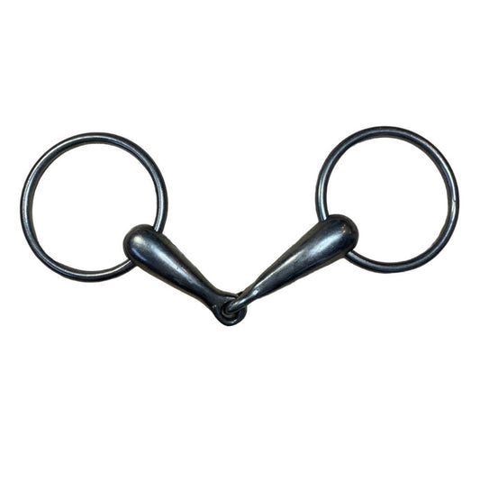 Hollow Loose-Ring Snaffle in Stainless Steel - 5"