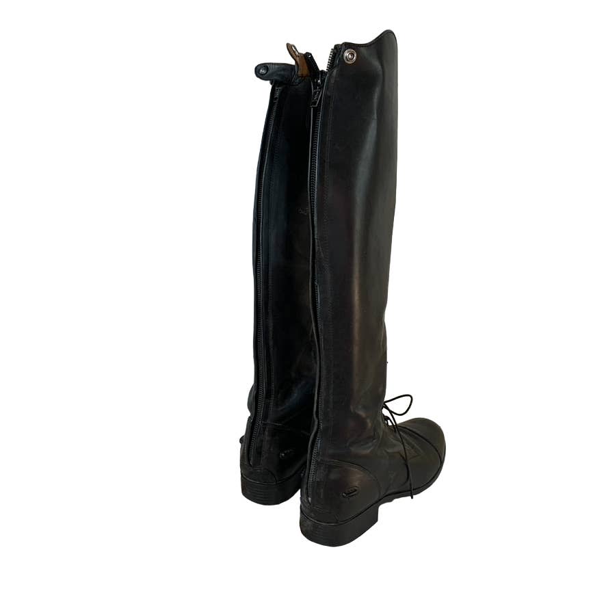 Ariat Black Heritage Zip Tall Field Boots - Woman's 11B Med/Reg