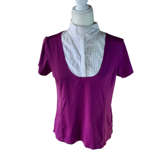 Cavallo Show Shirt in Plum - Woman's 12