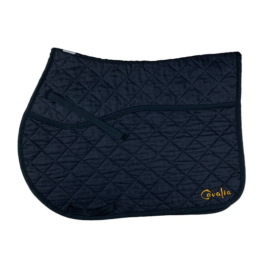 Equimode x Cavalia All Purpose Saddle Pad in Black - Full