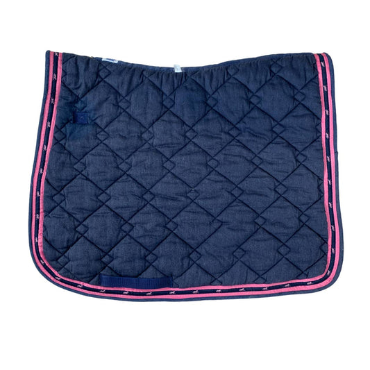 Roma All Purpose Saddle Pad in Navy - Full