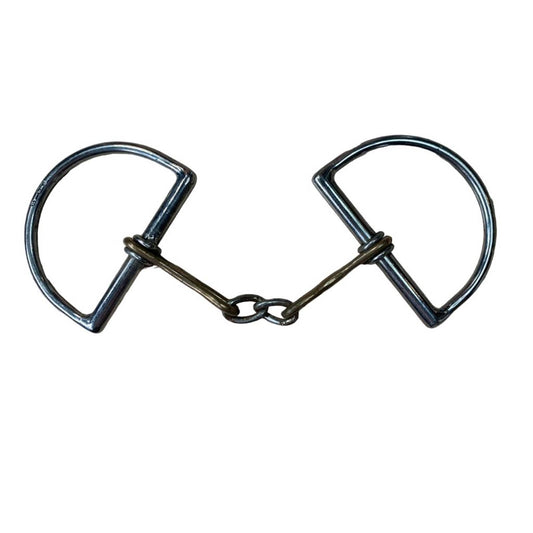 EHI Pro Series Derby D-Ring Bit Snaffle in Copper Alloy- 5"