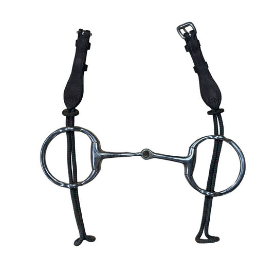 Korsteel Cheltenham Gag Eggbutt Snaffle in Stainless Steel - 5"