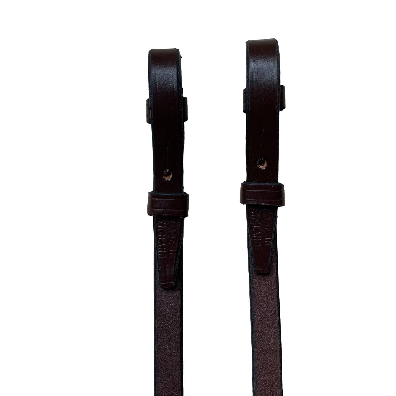 Flat Leather Reins in Brown - 54"