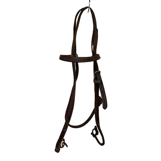 Western Headstall in Brown - Cob